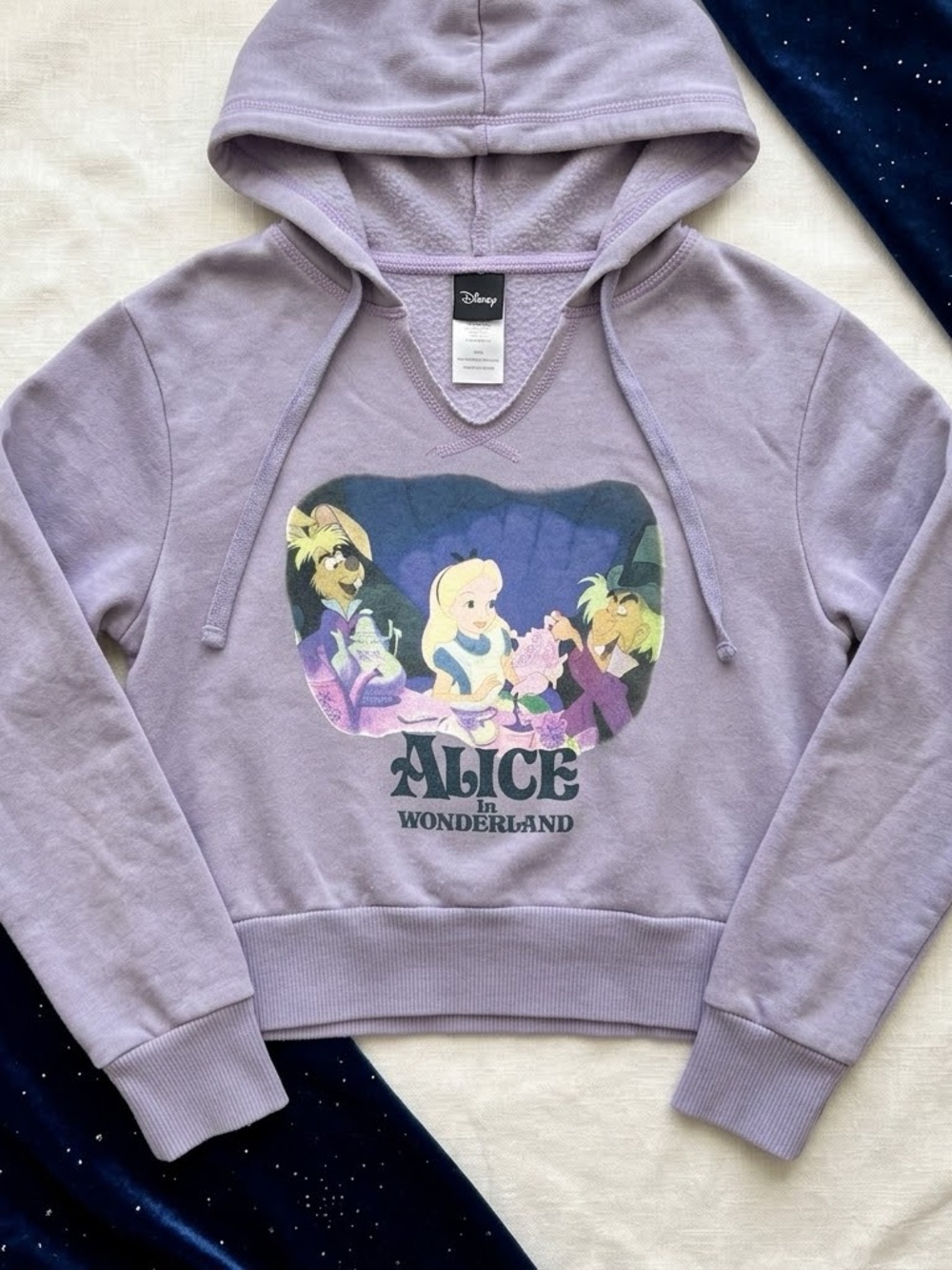 Disney Lavender Alice in Wonderland Kids Hoodie - Picture 2 of 3